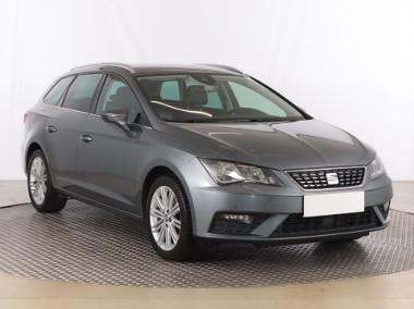 SEAT Leon III , Serwis ASO, Skóra, Navi, Klimatronic, Tempomat, Parktronic,-1