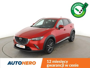 Mazda CX-3 Sports-Line skóra navi grzane fotele kamera LED head-up Bluetooth te