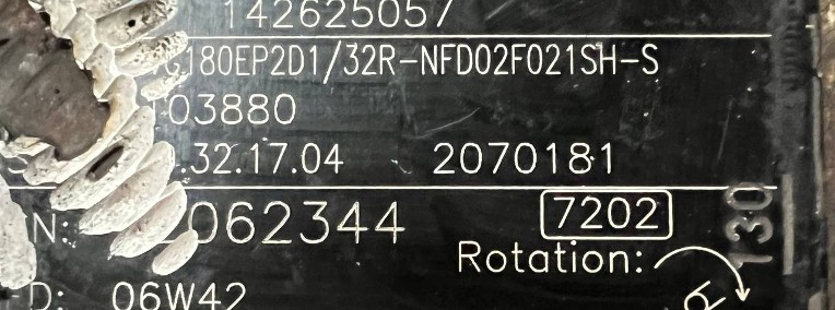 Rexroth A4VG180EP2D1/32R-NFD02F021SH-S (R902103880, 2103880, 142625057) Pompa -1