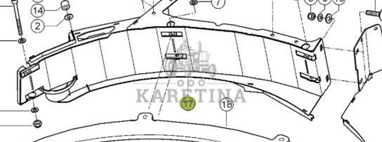 CLAAS Orbis 450 Podłoga Oddzielacza Materiału Prawa Lewa CZĘŚCI 0013198490 0013198480-1