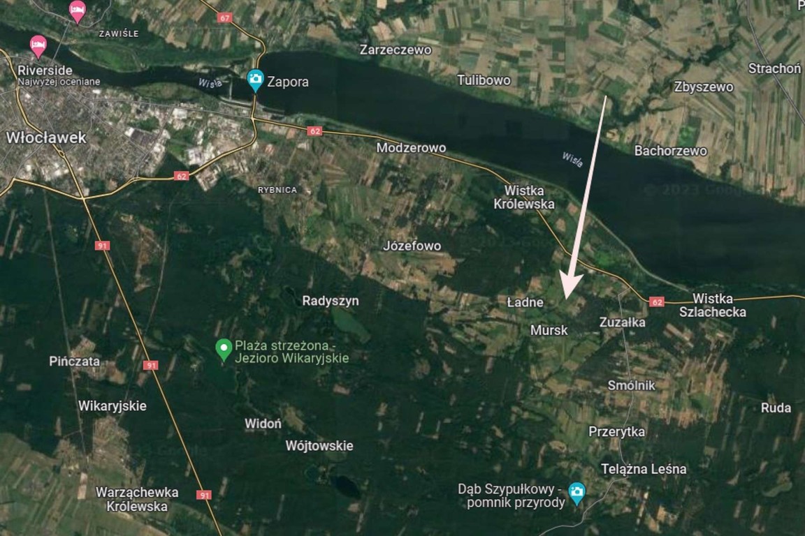 Działka 13 400 m² z warunkami zabudowy - Widok 2