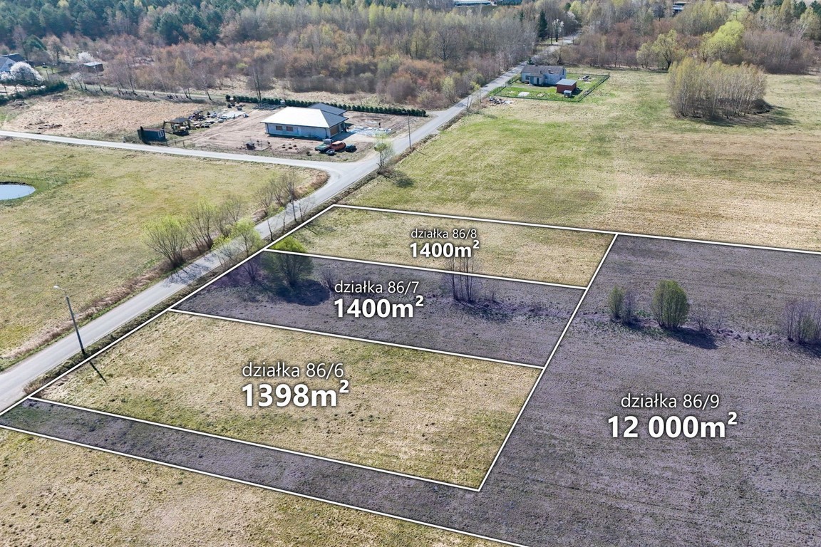 Działka 13 400 m² z warunkami zabudowy - Widok 6