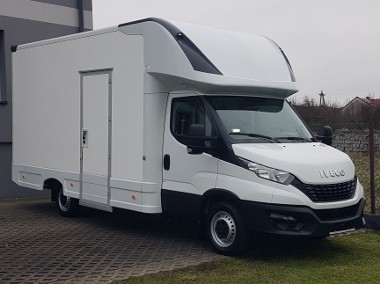 KONTENER NISKOPODŁOGOWY 4,43x2,23x2,42 SKLEP KAMPER BAR FOODTRUCK AC-1