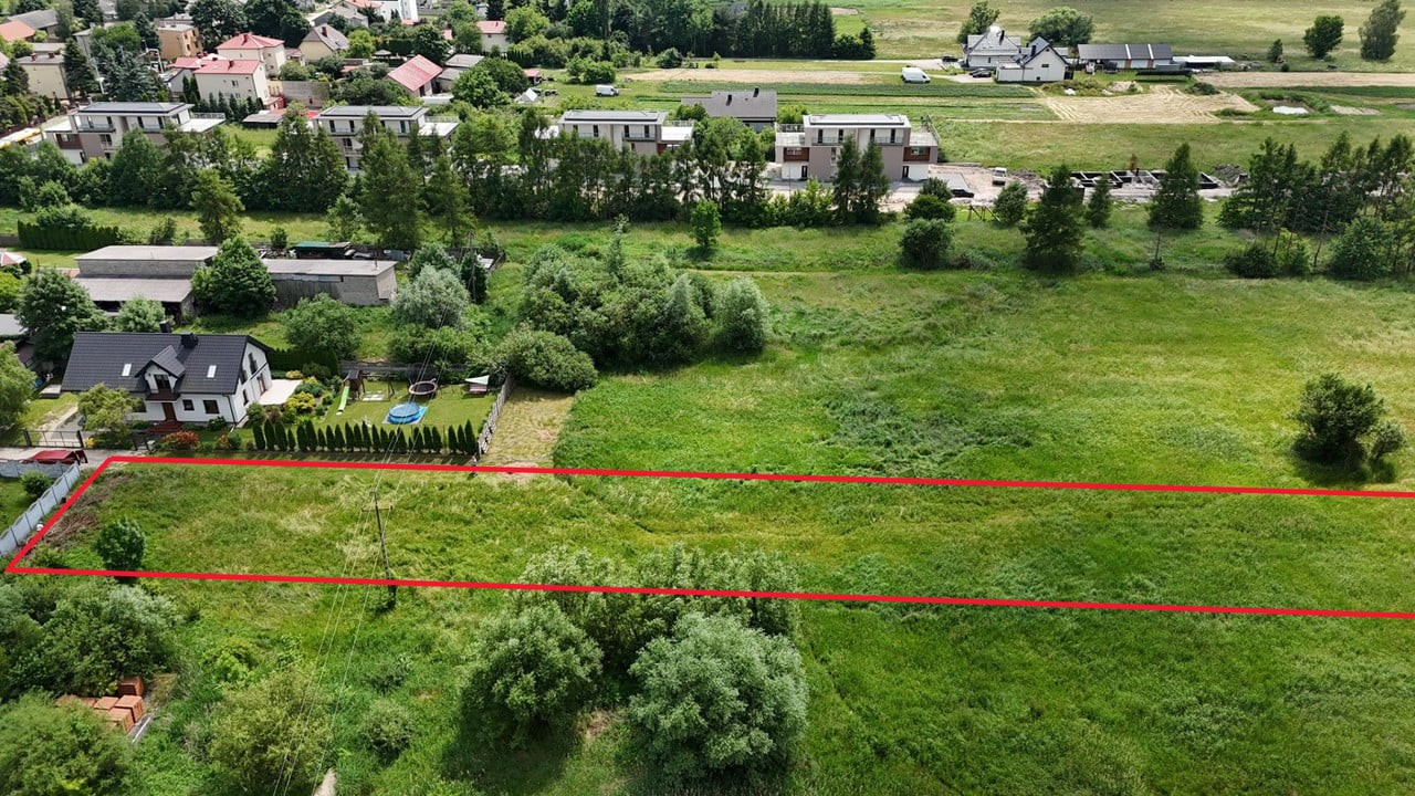 Na sprzedaż PIĘKNA działka budowlana w DOMASZOWICACH 5057 m² (5 min od Kielc ) - Widok 2