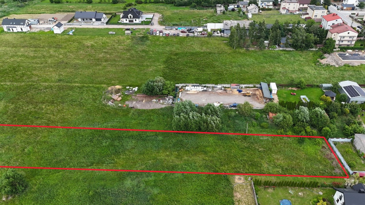 Na sprzedaż PIĘKNA działka budowlana w DOMASZOWICACH 5057 m² (5 min od Kielc ) - Widok 3