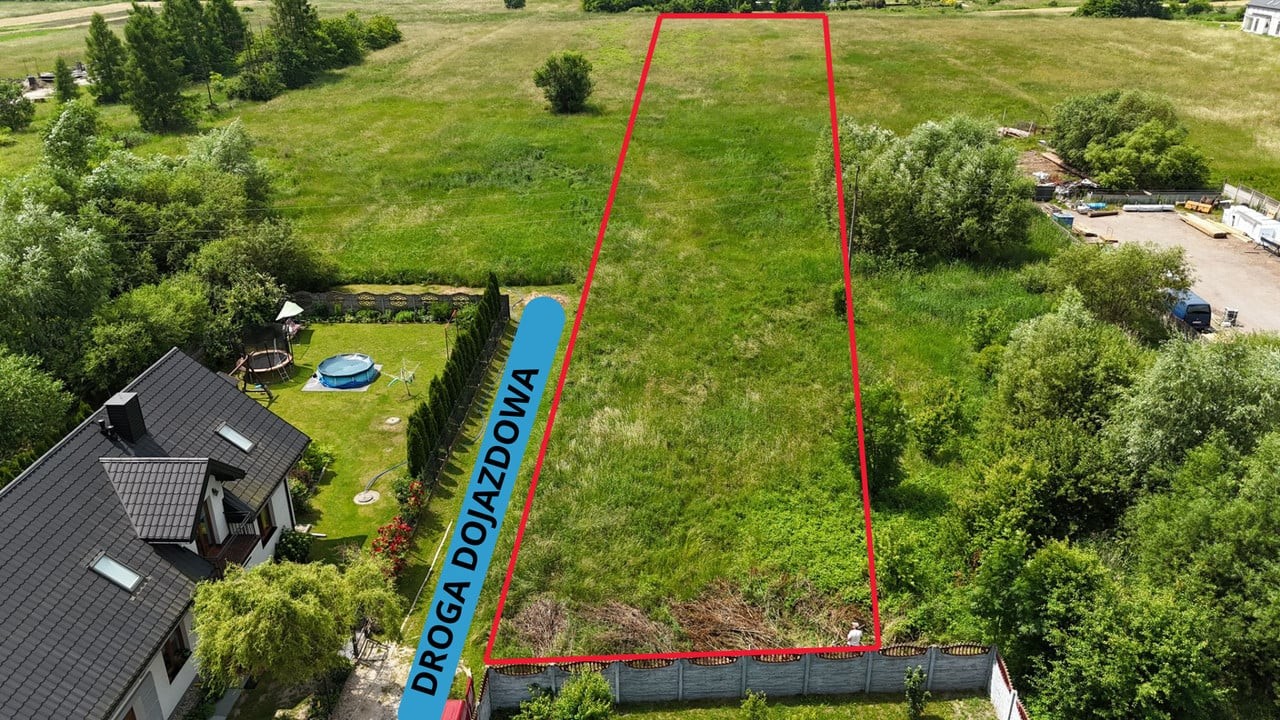 Na sprzedaż PIĘKNA działka budowlana w DOMASZOWICACH 5057 m² (5 min od Kielc ) - Widok 4