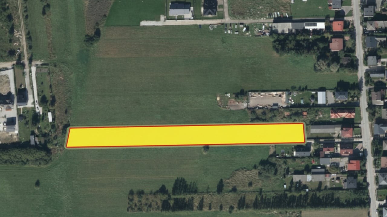 Na sprzedaż PIĘKNA działka budowlana w DOMASZOWICACH 5057 m² (5 min od Kielc ) - Widok 5