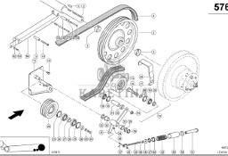 Claas Lexion 600 KOŁO PASOWE 0006674130 (Napęd hybrydowy, 1. stopień)