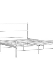 vidaXL Rama łóżka, biała, metalowa, 140 x 200 cm 284695-2
