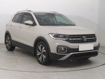 Volkswagen T-Cross , Salon Polska, Serwis ASO, Automat, Skóra, Klimatronic,