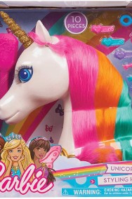 Barbie Głowa Jednorożca Konia Jednorożec Unicorn do czesania stylizacji-2