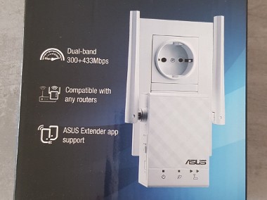 ASUS RP - AC51 Wzmacniacz sygnału Wi-Fi  Repeater Duble boost existing Wi-Fi -1