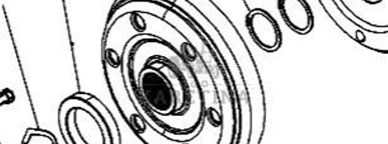 Massey Ferguson 7718S 7718 S 1804A DYNA 6 Obudowa CZĘŚCI 3796317M96-1