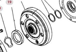 Massey Ferguson 7718S 7718 S 1804A DYNA 6 Obudowa CZĘŚCI 3796317M96