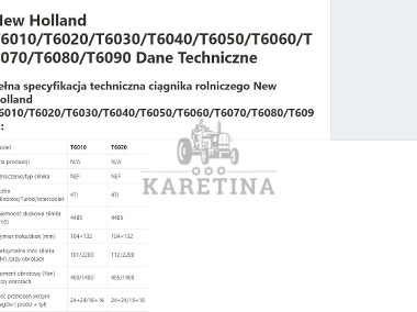 New Holland T6010 [CZĘŚCI MECHANICZNE] - Zwolnica - Zwrotnica - Półoś - Skrzynia - Silnik-1
