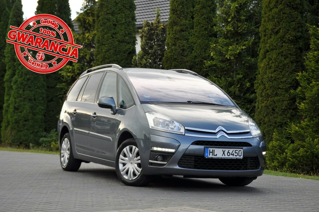 Citroen C4 Grand Picasso I 1.6HDI(112KM)*Led*7-Foteli*Klimatronik*Welur*Reling*Parktronik*ASO
