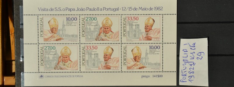 Papież Jan Paweł II. Portugalia I ** Wg Ks Chrostowskiego poz. 29-1