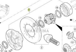 CLAAS Arion 610 660 Mechanizm Różnicowy Tylnego Napędu 0011486810 00 1148 681 0