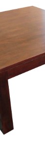 150cm, Stół kwadratowy drewniany Mahoń SOLID-4