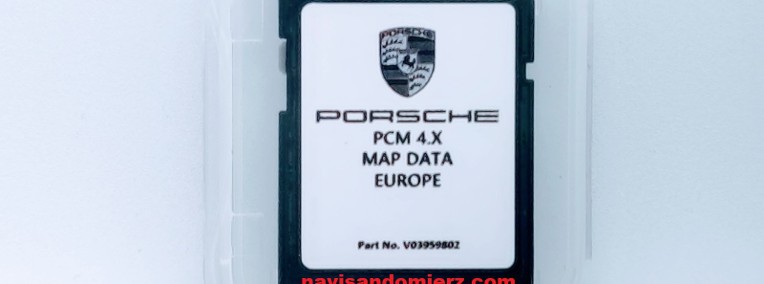 Aktualizacja map Porsche PCM 4.X-1