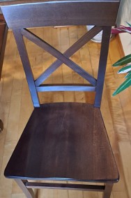 Stół i krzesła do jadalni, styl kolonialny, drewno egzotyczne-2