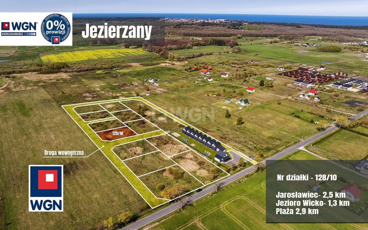Działka na sprzedaż, 796 m², Postomino Jezierzany, Postomino
