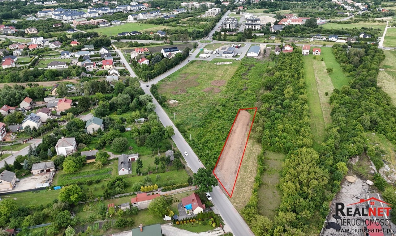 Działka budowlano-inwestycyjna 1286 m², Busko-Zdrój, Siesławice - Widok 2