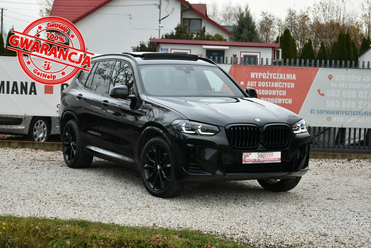 BMW X3 G01 sDrive30i 249KM 2022r. Mpakiet Panorama Kamera 3xklima Skóra