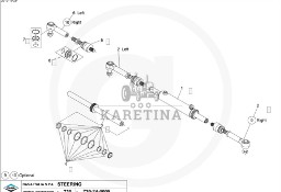 Most przedni napędowy Dana Spicer 735/112 735.112 - przegub 730.24.450.22