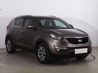 Kia Sportage III , Salon Polska, Skóra, Navi, Klimatronic, Tempomat,-1