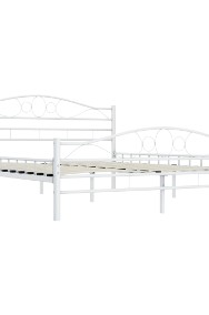vidaXL Rama łóżka, biała, metalowa, 140 x 200 cm285303-2
