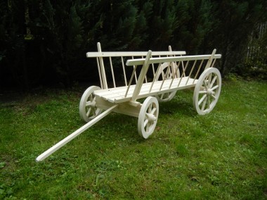  wóz drabiniasty wóz drewniany ekspozytor dekoracja Ladder cart-1
