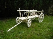  wóz drabiniasty wóz drewniany ekspozytor dekoracja Ladder cart