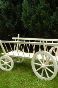  wóz drabiniasty wóz drewniany ekspozytor dekoracja Ladder cart-2