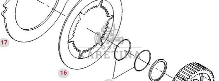 Fendt Vario 1038 1042 1046 1050 GEN 3 Tarcz Hamulcowa Regulacyjna Uchwyt F530300200100-1