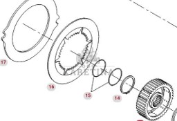 Fendt Vario 1038 1042 1046 1050 GEN 3 Tarcz Hamulcowa Regulacyjna Uchwyt F530300200100
