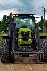 Ciągnik rolniczy Claas Ares 697 ATZ + ładowacz Quicke Q65 + TUZ + Wom-2