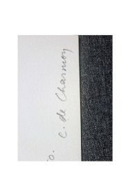 sitodruk C. de Charmoy, odręczny podpis edycja limitowana, papier-3