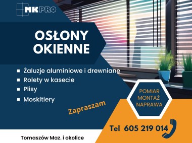 ROLETY - ŻALUZJE - PLISY - MOSKITIERY - Tomaszów Mazowiecki i okolice-1