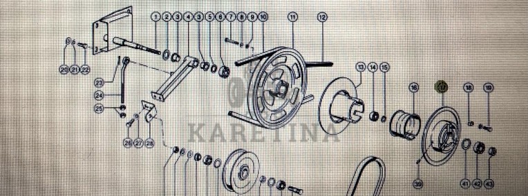 Tarcza regulacyjna lużna Claas Mega 370-340 Nr katalogowy 000 749 278 1-1