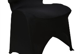 Elastyczne  Pokrowce na krzesła ISO czarne