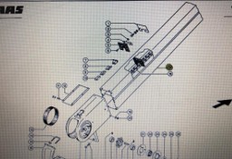 Szyb przenośnika Claas Mega 370-340 Nr kat. 000 618 594 1 Nr kat. 000 618 594 1