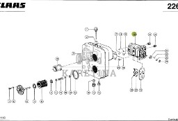 Claas Dominator 98 - zbiornik hydrauliki 0000888650