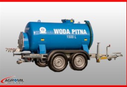 Wóz do wody pitnej beczkowóz Meprozet 1000 L 1500 L na przyczepie samochodowej