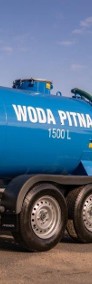 Wóz do wody pitnej beczkowóz Meprozet 1000 L 1500 L na przyczepie samochodowej-3