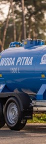 Wóz do wody pitnej beczkowóz Meprozet 1000 L 1500 L na przyczepie samochodowej-4