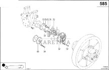 Claas Lexion 600 WAŁEK KOŁNIERZA 0007448320 (Hybryda-przekładnia regulacyjna)