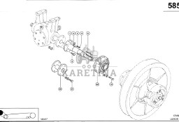 Claas Lexion 600 WAŁEK KOŁNIERZA 0007448320 (Hybryda-przekładnia regulacyjna)