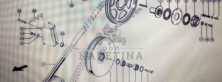 Koło pasowe 000 629 039 4 Nr kat. 000 629 039 4 Nr kat. 000 629 039 4-1
