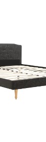 vidaXL Rama łóżka, czarna, tapicerowana tkaniną, 160 x 200 cm 280550-3